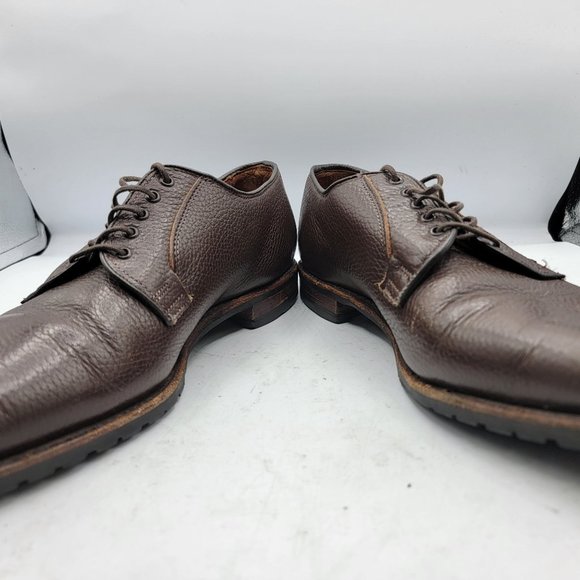 Allen Edmonds San Marco Mens 11.5 Dark Brown Pebbled Leather Dress Shoes 5722 main image 9